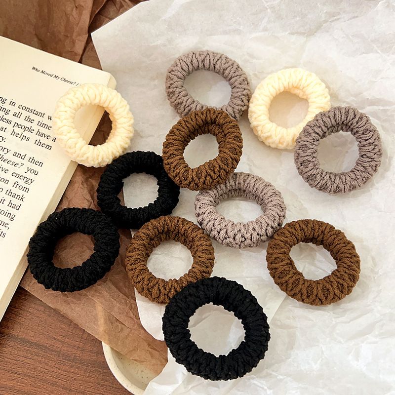 10 PCS/Set Widening And Thickening Upgraded Version Of Hair Ring Rubber Band For Women With High Elastic Durable Headband Without Damaging Hair Fashion Rubber Band