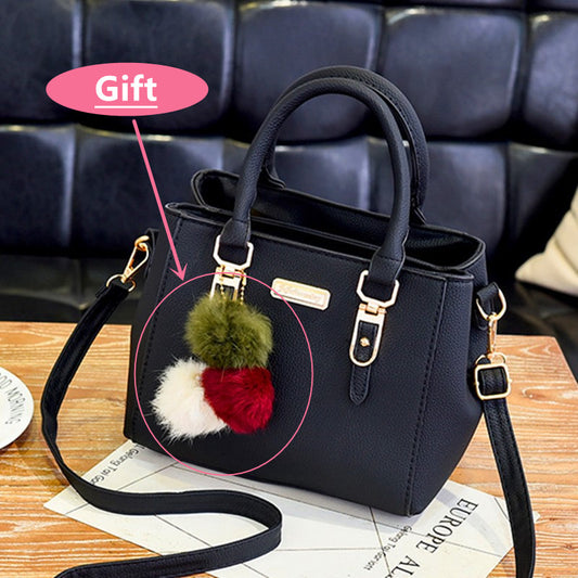 (Gift: A Fur Ball Pendant As Shown In The Picture) New Arrival Fashion Women's Bags Wild Handbag Female Crossbody Bag Small Square Bag