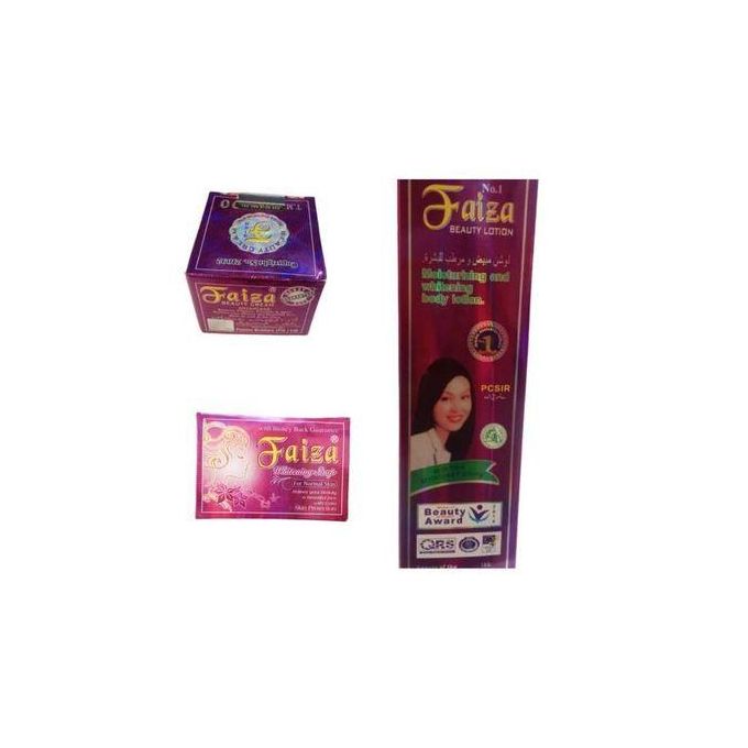 Faizaa Beauty LOTION+CREAM+SOAP(anti Acnes,fleckles,wrinkles)
