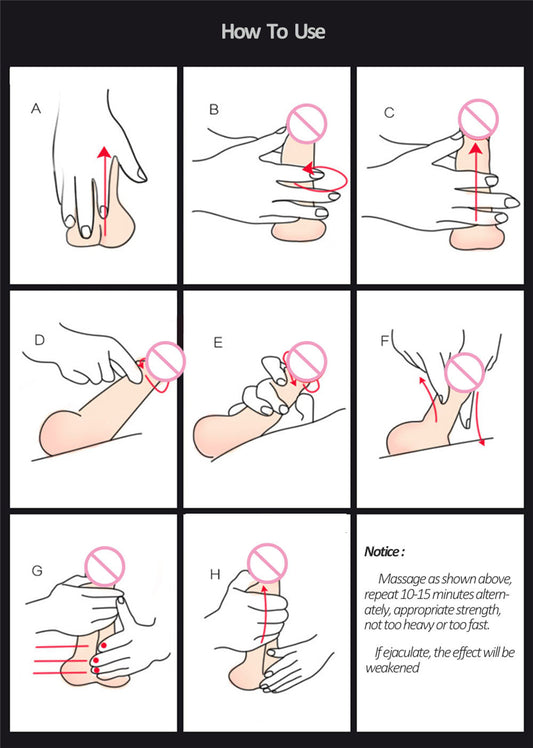 50ml Male Penis Enlargement Cream XXL Big Dick Gel Sex Lube Fragrance Titan Gel Penis Extender for Men