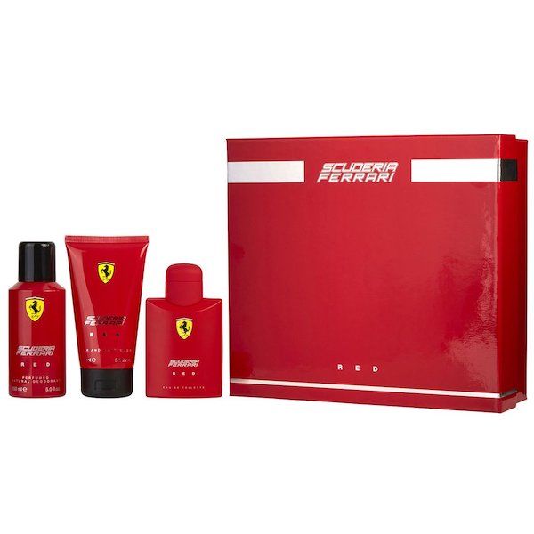 Ferrari Scuderia Red EDT 3 Piece Gift Set For Men