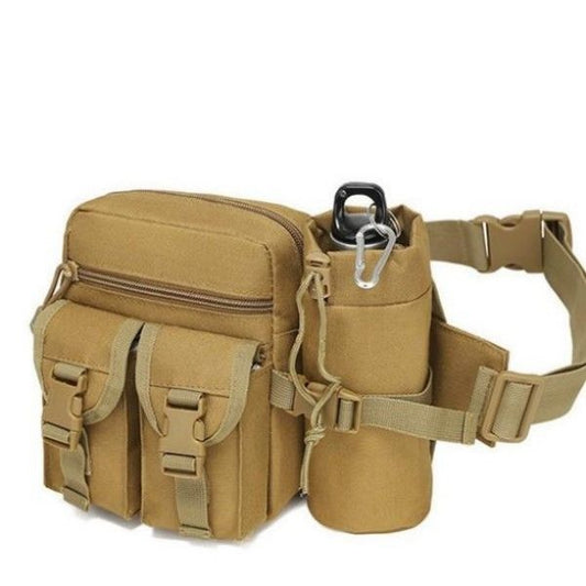 Men's Sports Running Tactical Kettle Bag Multi-Functional Mountain Riding Waist Pack