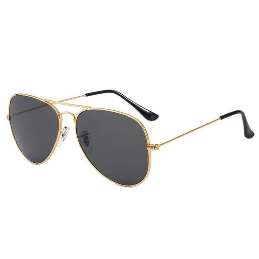 Sunglasses Glasses Men's Retro Thick-edge Metal Frame Trendy