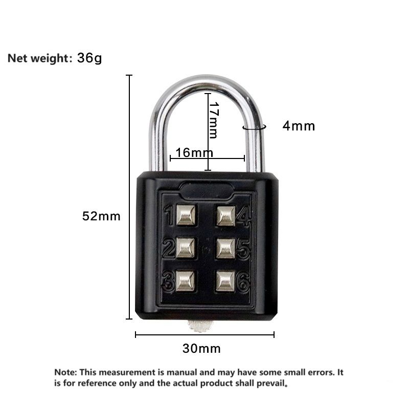 Smart Password Combination Padlock10/8/6 Digits Keypad Lock Outdoor Waterproof Anti-theft Safe Padlock Hasp Mini Code Padlock For School Office Luggage Door Lock Cabinet File Box Locker Toolbox Fence