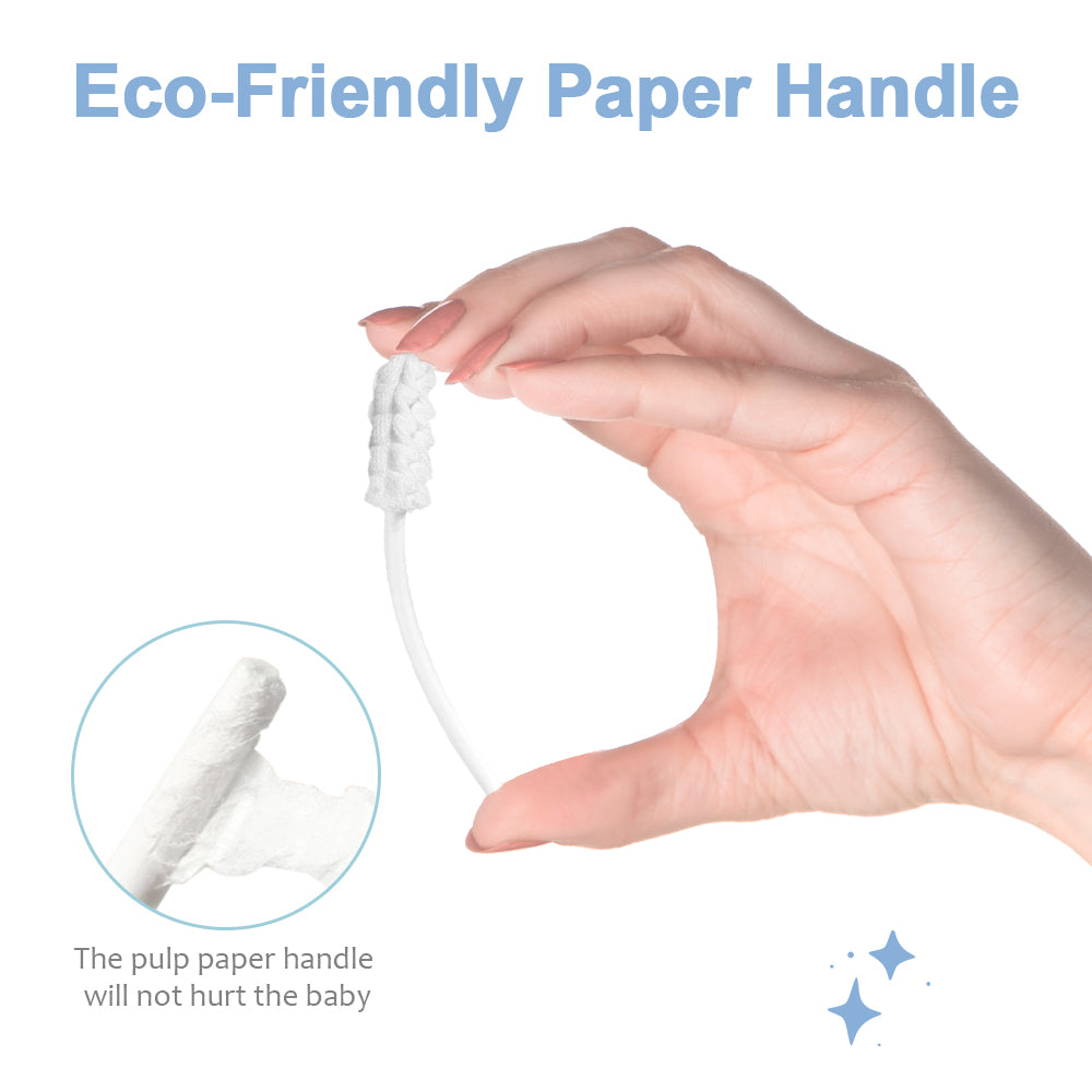 30pcs/box Baby Tongue Cleaner Disposable Gauze Toothbrush Paper Rod Infant Oral Cleaning Brush Stick Baby Oral Cleaner