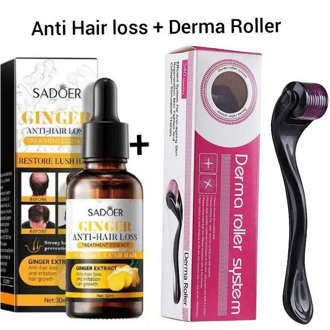 Ginger Plant Hair Growth Serum + Free DERMA ROLLER Nutrition Hair Care Hair Essence