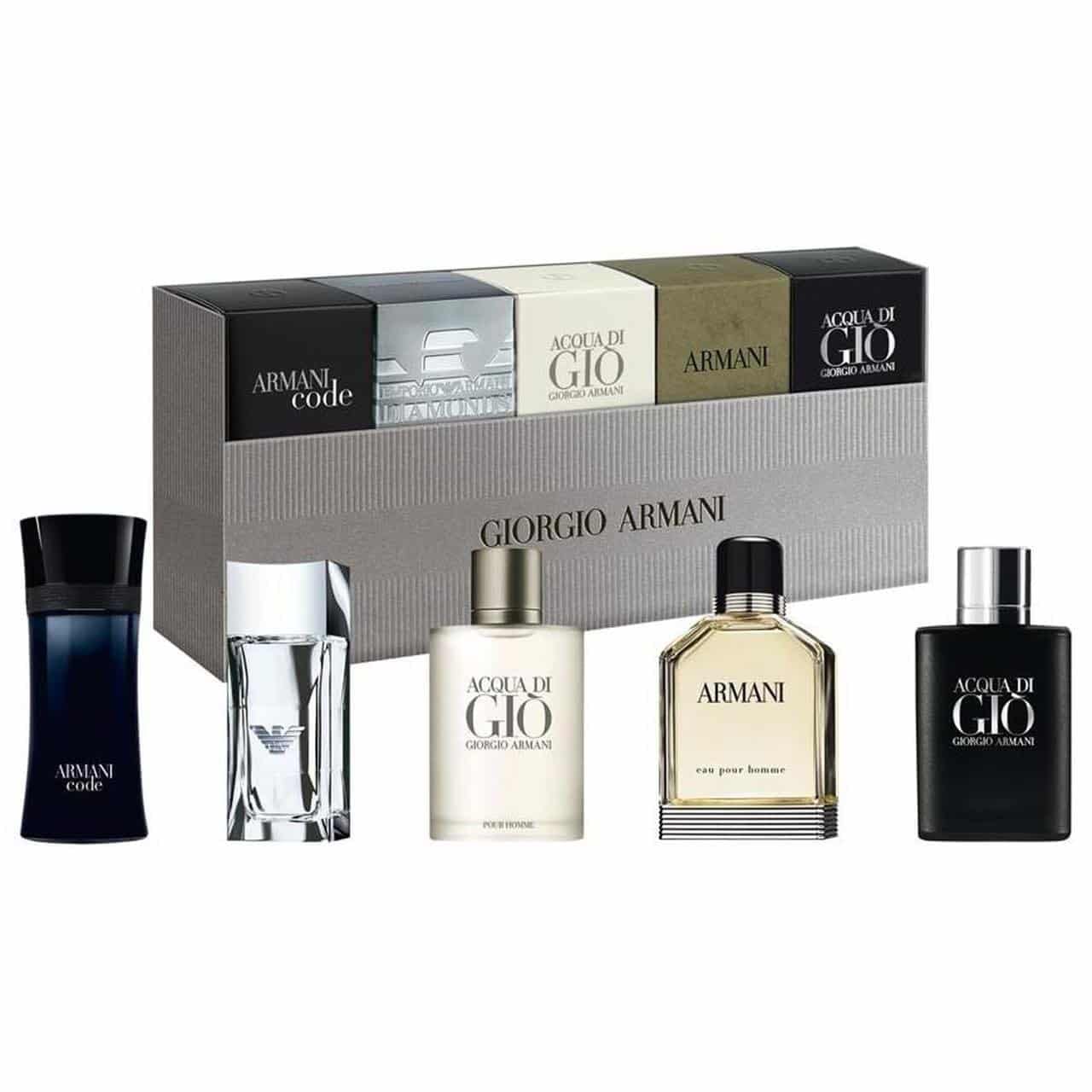 Giorgio Armani 5 Piece Men Travel Set
