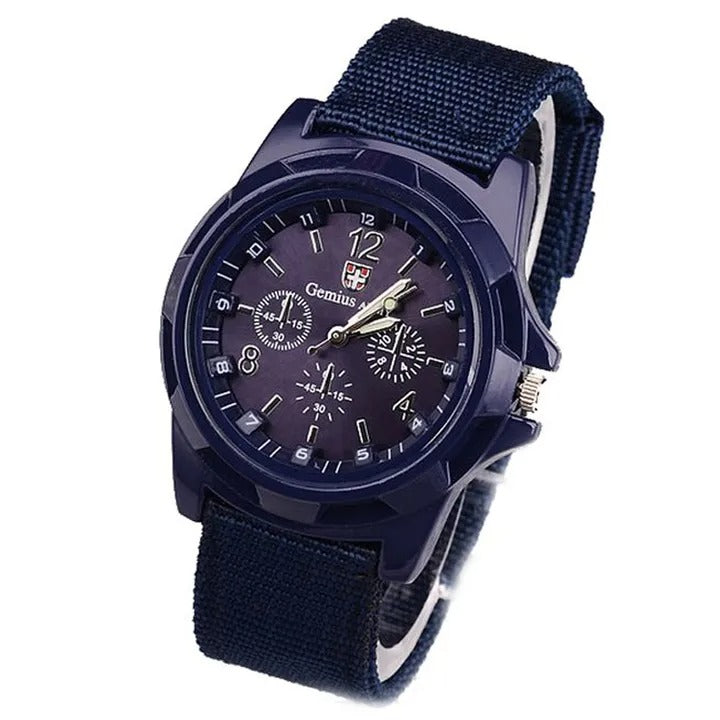 Military Watch Land Air Force Outdoor Sports Watches Army Men's twristwatch Swiss Braided watchband, Braided Wristband Nylon Watch Trend Matching Gifts Party Sports Running