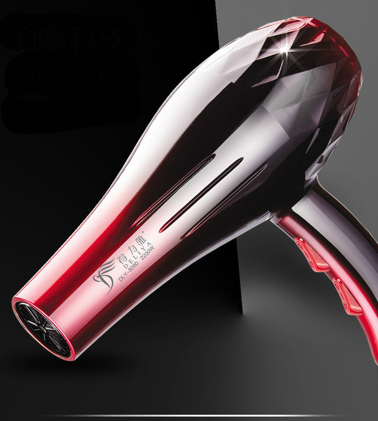 2200W Blow Dryer Household High-power Hair Dryer Hair Electric Hair Dryer Household Hairdressing Blow Canister EU Plug