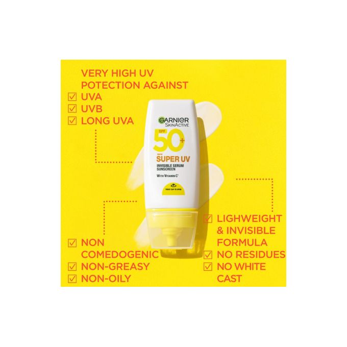 【Hot Deal】Garnier Even & Matte Even Glow Mini-Routine Kit: Super UV SPF 50 Sunscreen + Water Gel Glow Moisturizer + Day Serum 15ml + Cleanser 50ml.