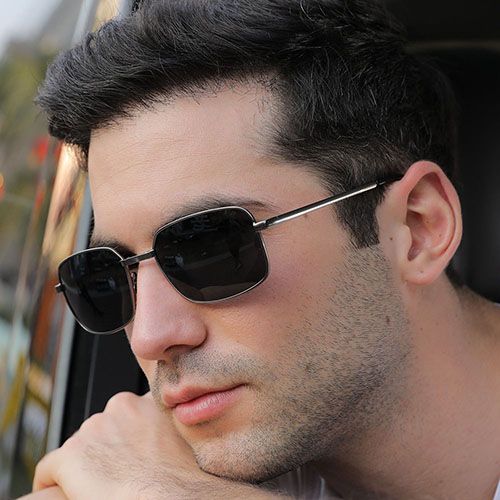 New Men Polarized Folding Sunglasses Vintage Male Outdoor Driving Cycling Sun Glasses Photochromic Eyewear