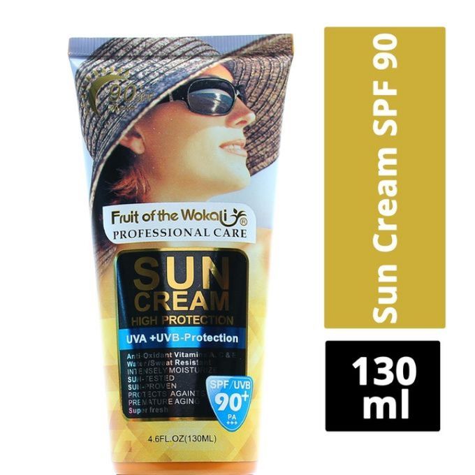 Fruit Of The Wokali Sun Cream SPF 90+ UVA + UVB Block High Protection Sunscreen Sun Screen