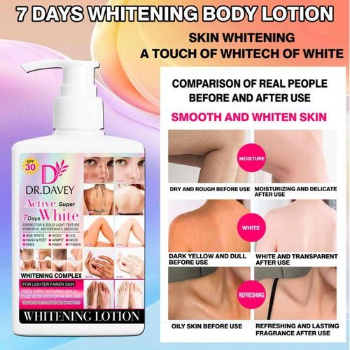 dr davey Active Super 7 Days Whitening Lotion