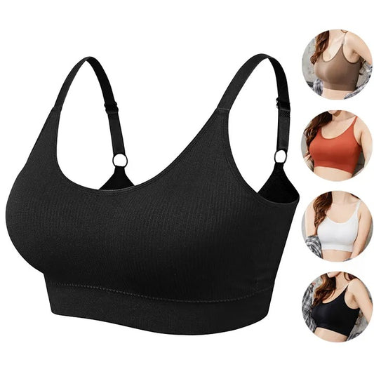 Comfortable Seamless Sports Bra,Women Fitness Top Yoga Bra For Cup A-B,Running Yoga Gym Crop Top,Women Push Up Sport Bra Top Women's Clothes, Lingerie Gift for Girlfriend Wife Ladies