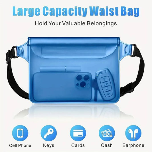 Waterproof Mobile Phone Storage Bag For Swimming Rafting Diving - Keep Your Phone Safe and Dry Waterproof Swimming Bag Ski Drift Diving Shoulder Waist Pack Bag Underwater Mobile Phone Bags Case Cover