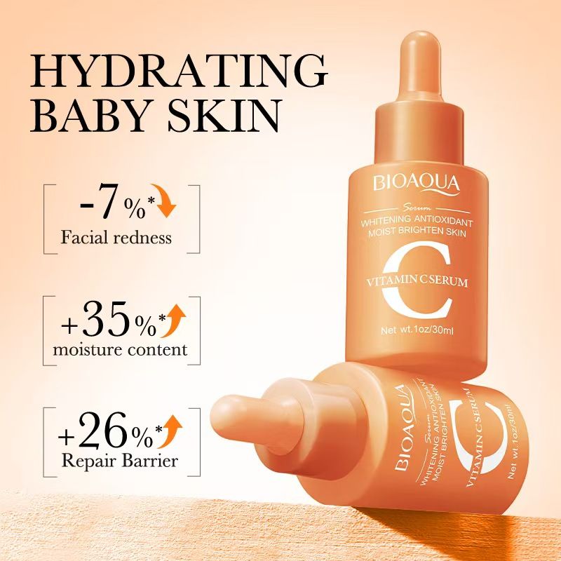 Vitamin C Whitening Six Piece Set Antioxidant Moisturizing Skincare cleanser toner eye cream serum lotion cream
