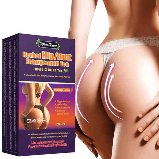 Wins Town Herbal Hip and Big Butt Tea, Mention Buttocks Herbal Supplements, Enhancement Firming and attractive, 30 Tea Bags