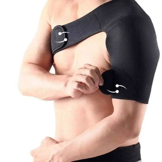 Shoulder Brace with Pressure Pad, Suitable for Both Men and Women, Adjustable Shoulder Brace for Left and Right Shoulder Protect