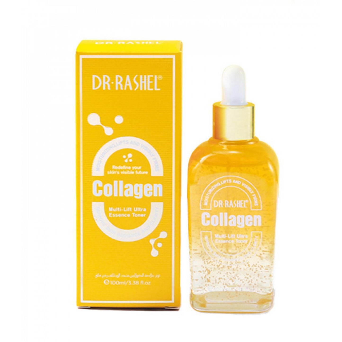 Dr. Rashel Collagen Multi-Lift Ultra Essence Toner Moisturizing Lifts Visibly Firms Skin - DR RASHEL