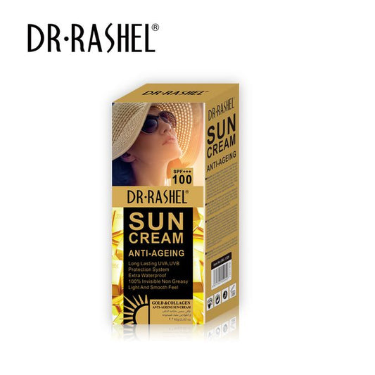 Dr. Rashel Gold Collagen Sun Cream SPF 100+ Anti-Ageing UVA UVB Protection Sunscreen