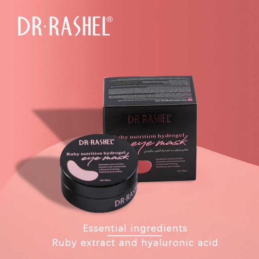 Dr. Rashel 60Pcs Ruby Nutrition Hydrogel Eye Mask Lifting Firming Hydration Moisturizing Vitality