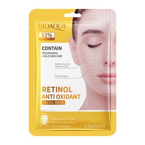 New Arrivals 8Pcs Collagen Face Mask Anti-wrinkle Retinol Hyaluronic Acid Firming Facial Masks Hydrating Anti-aging Repair Brightening Moisturizing Face Mask Facial Skin Care