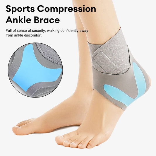 1pc Sports Ankle Brace for Women Men Adjustable Compression Ankle Wrap Support Soft Elastic Breathable Brace Protector Ankle Guard Ankle protective brace for basketball and football