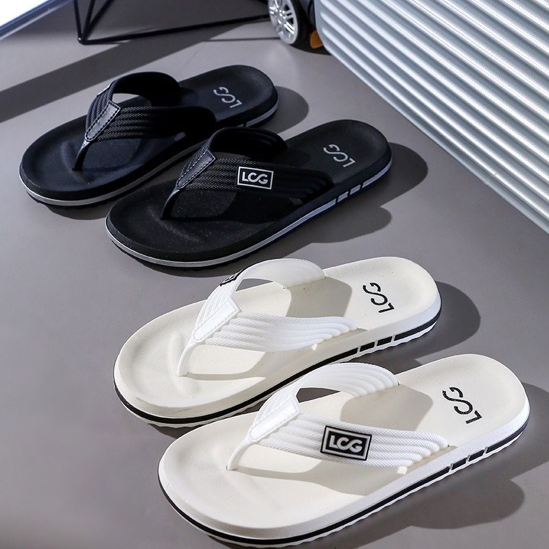 ASSKLO Men's Slippers Sandals Open Shoes Durable Men's Shoes flip Flops Anti Slip Casual Unisex Beach Sandals Non-slip Man Beach Sandals Bathroom shower Slippers Garden Shoes Flat Shoes black
