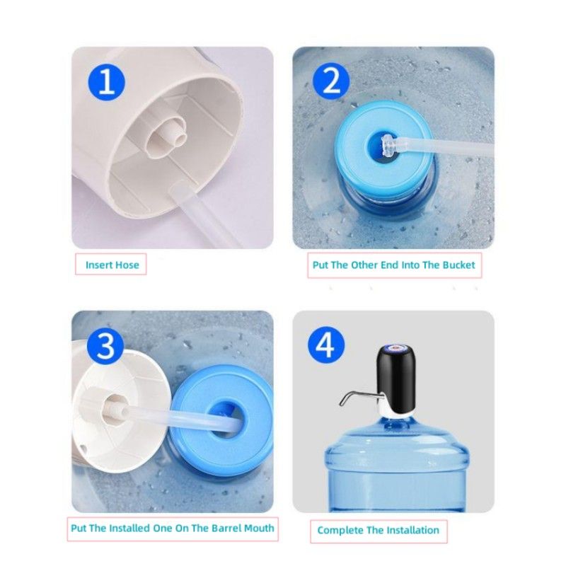 Household rechargeable barrel pump automatic water supply electric water dispenser