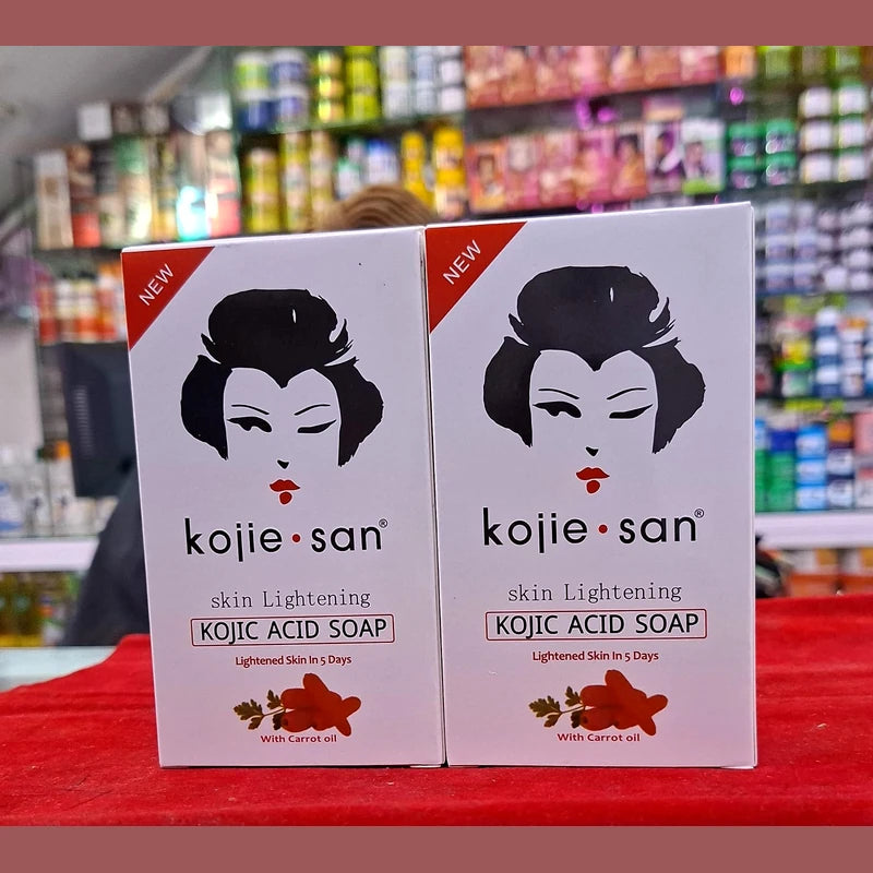 Kojic-acid cleansing bar with carrot oil for a fresh, even-looking complexion. Use as short-contact cleanser. Same-day Nairobi delivery.