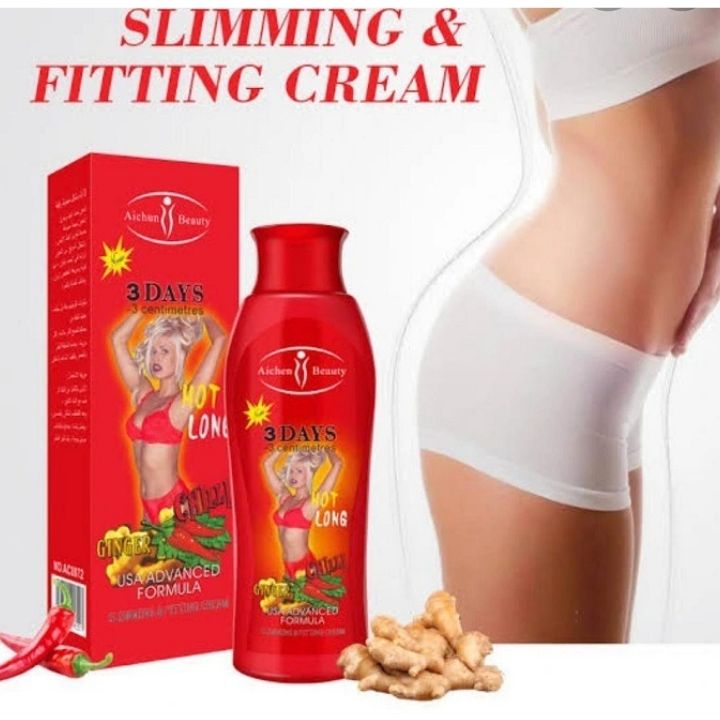 Aichun Beauty 3 Days Hot Long Chilli & Ginger Slimming Cream Aichun Chilli Slimming Cream (200ml) Slimming Cream Aichun Beauty 3 Days Hot Long Chilli and Ginger Slimming Cream