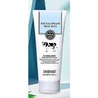 Dr. Meinaier Facial Form Milk Plus Cleanser with Natural Ingredients Co-Enzyme Q10 to Tighten nourish deep cleanse Skin