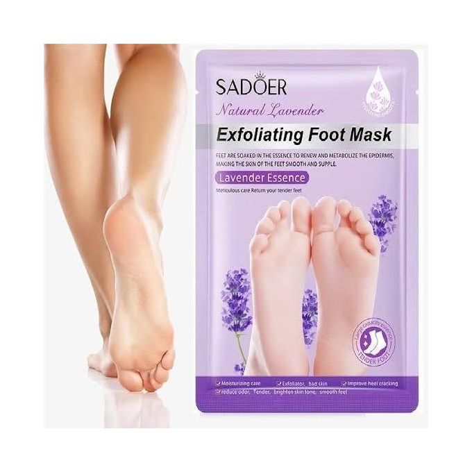 Lavender Exfoliating, Soften And Moisturizing Foot Mask