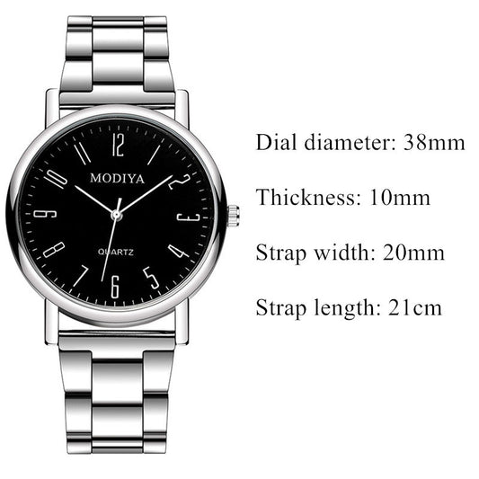 2024 Quartz Watches Business Wristwatch Exquisite Appearance Design Minimalist Men Unisex Watches Stainless Steel Band Watches Couple Watches Lovers Watch Valentine's Day Gift