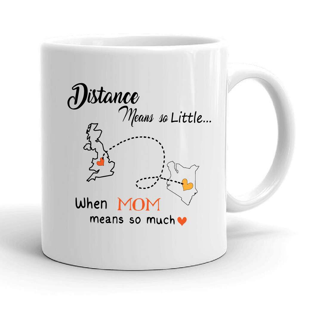 Long Distance Mom Relationship Coffee Mug – Rio Gift Shop