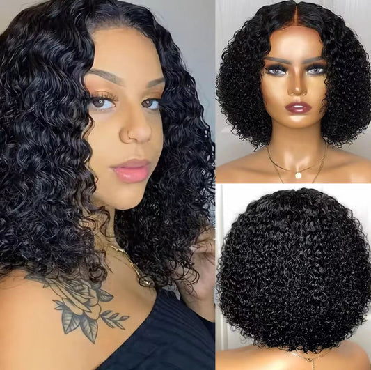 12Inch Wigs Fuffy Short Curly Hair Wig Synthetic Small Curly Wigs African Curls Hairstyles For Gift