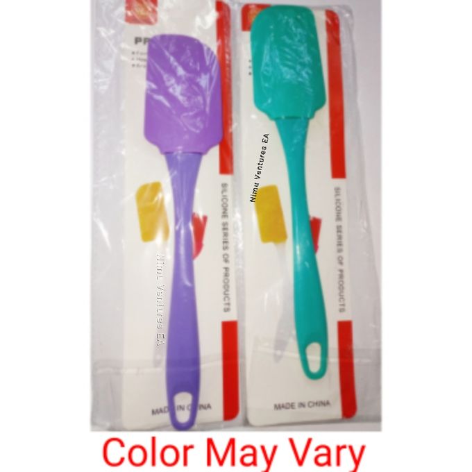 Heat Resistant Silicone Baking Cooking Kitchen Scraper Spatula - 1PC