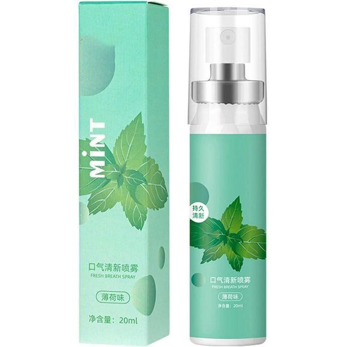 Mint Fruit Flavored OralMint Spray - Fresh Breath, Compact & Portable, Refreshing Cool Oral Odor Care