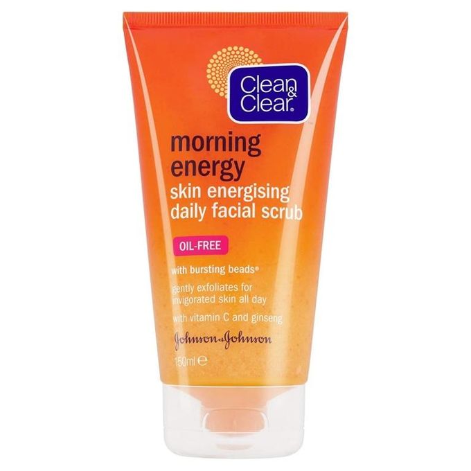 MORNING ENERGY SKIN ENERGISING DAILY FACIAL SCRUB with bursting beads , gently exfoliates for visibly brighter skin