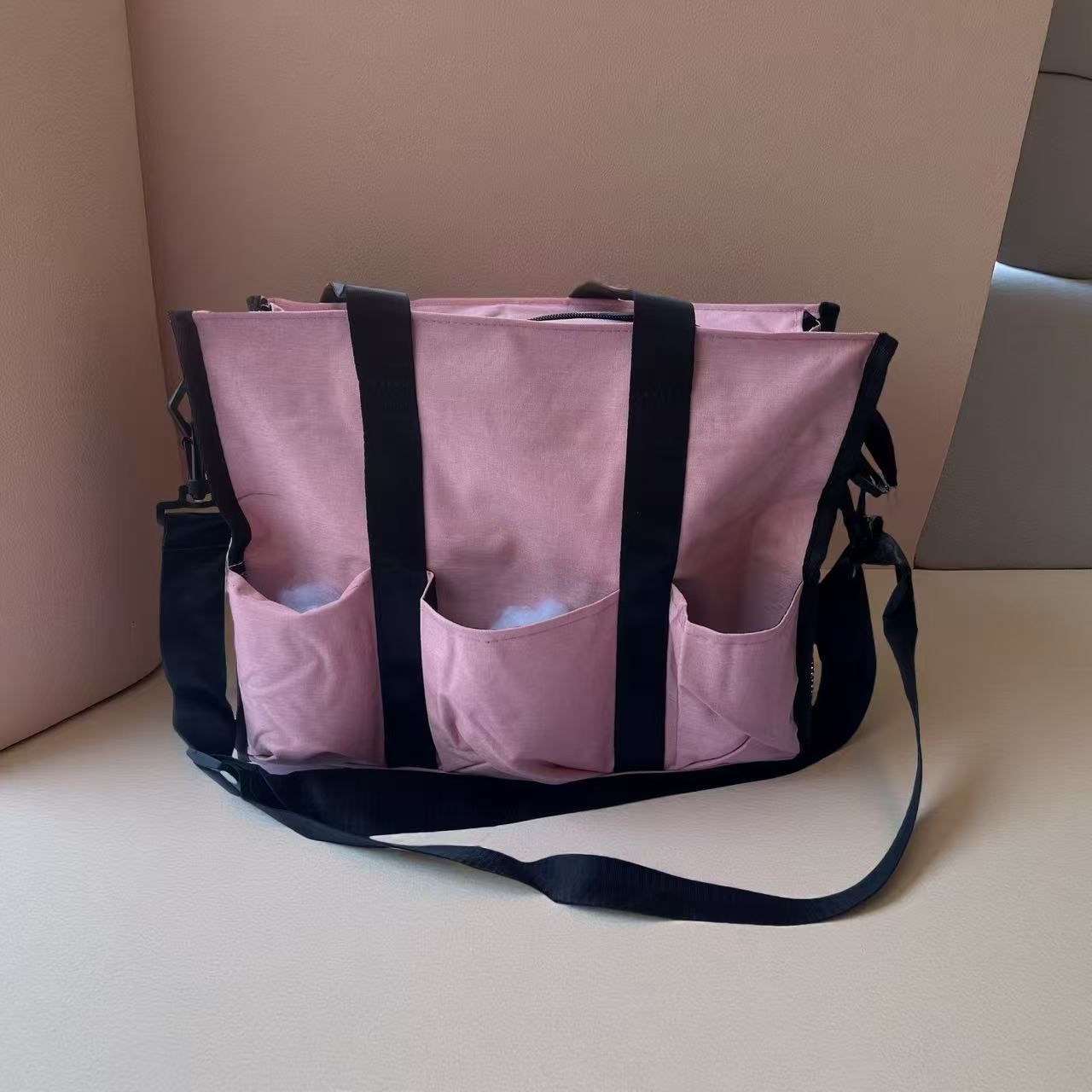 Star Glow large capacity travel bag luggage organiser travel at leaisure unisex bags for casual picnics multifunctional outdoors bags blue pink grey colour.