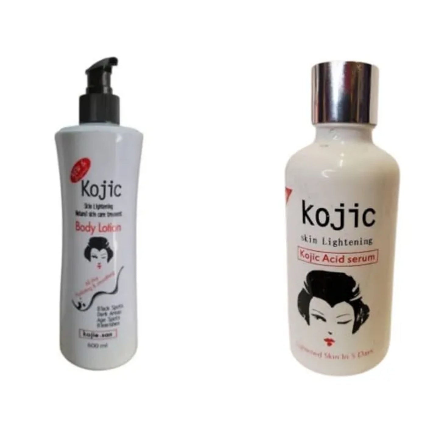 Kojic Acid Lotion + Serum Kojie San Skin Face Body Lightening Brightening