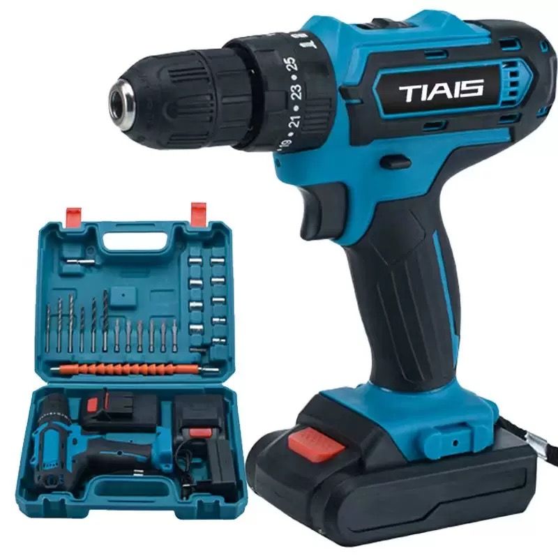 One and Two 21V battery Electric Cordless Drill Set (includes 24 kits and a toolbox )drilling machine,drilling machine set ,drillling tool drill machine drill bit set drill drilling bit