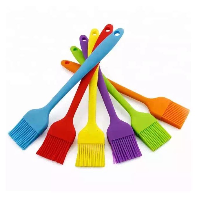 Silicone Brush + Spatula - Heat Resistant Scraper Oil Pastry cake baking cooking kitchen tool