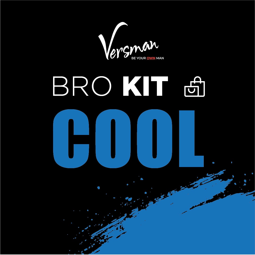 Versman Bro Kit: Cool 400ml Lotion + Shower Gel + Roll On Deo (Pack of 3)