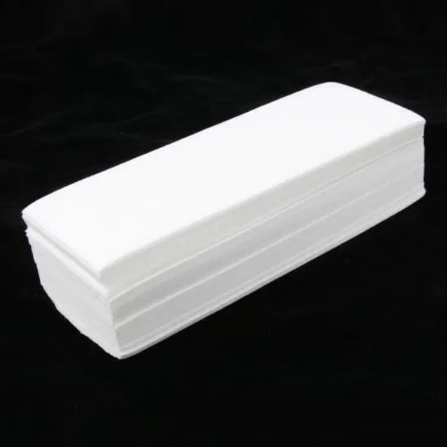 Depilatory Paper,100 Sheet Hair Removal Wax Paper Strips ,Disposable Professional Hair Removal Tool Non-woven Waxing Strips