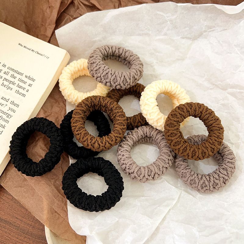 10 PCS/Set Widening And Thickening Upgraded Version Of Hair Ring Rubber Band For Women With High Elastic Durable Headband Without Damaging Hair Fashion Rubber Band