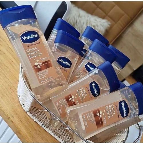 Vaseline Cocoa Radiant Body Oil With Pure Cocoa Butter Body Oil