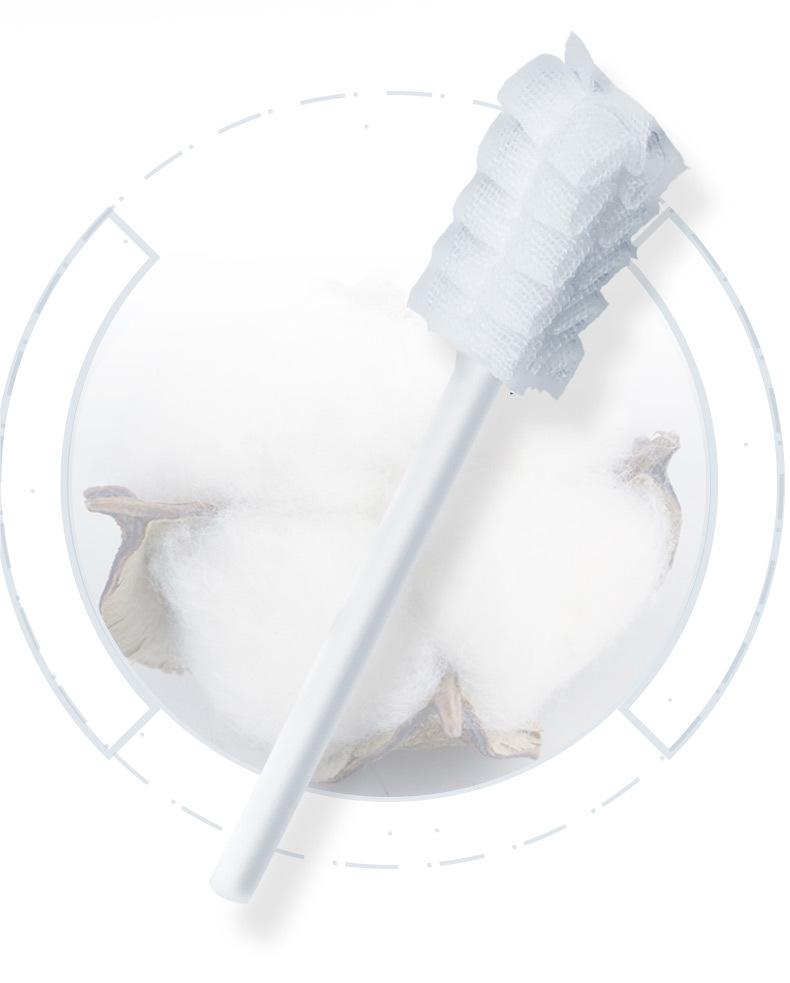 30pcs/box Baby Tongue Cleaner Disposable Gauze Toothbrush Paper Rod Infant Oral Cleaning Brush Stick Baby Oral Cleaner