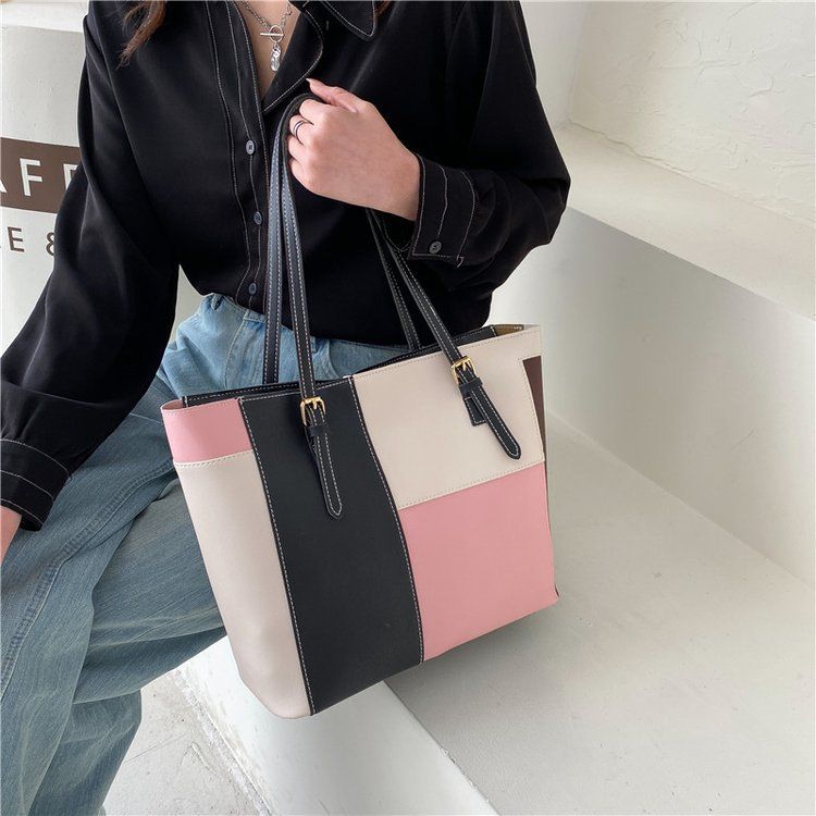 Ladies Shoulder Bags Women Handbags Tote Bag Large Capacity PU Leather Waterproof