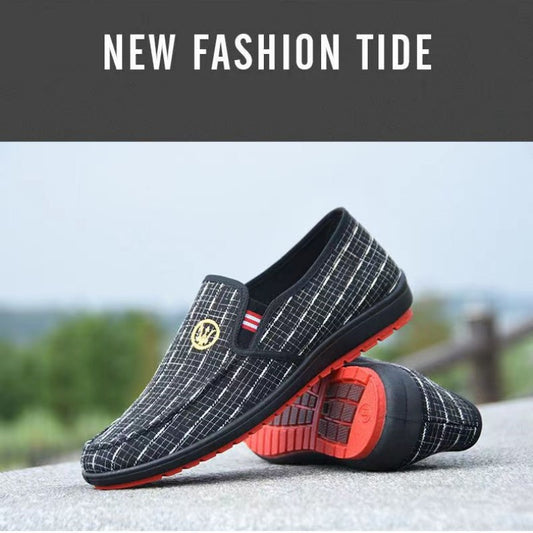 New Canvas Shoes Men's Shoes Cloth Shoes Soft Sole Men's Casual Slacker Shoes Sports Running Shoes Athletic